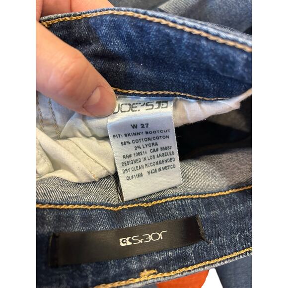 JOES JEANS Blue Y2K Mid Rise Lizzie Denim Skinny Bootcut Women's Size 28 - Picture 6 of 8